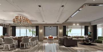 简欧风格四居室室内装修设计全案 施工图与效果图深度解析